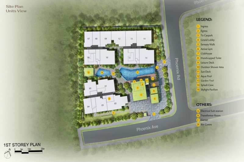 phoenix residences site plan