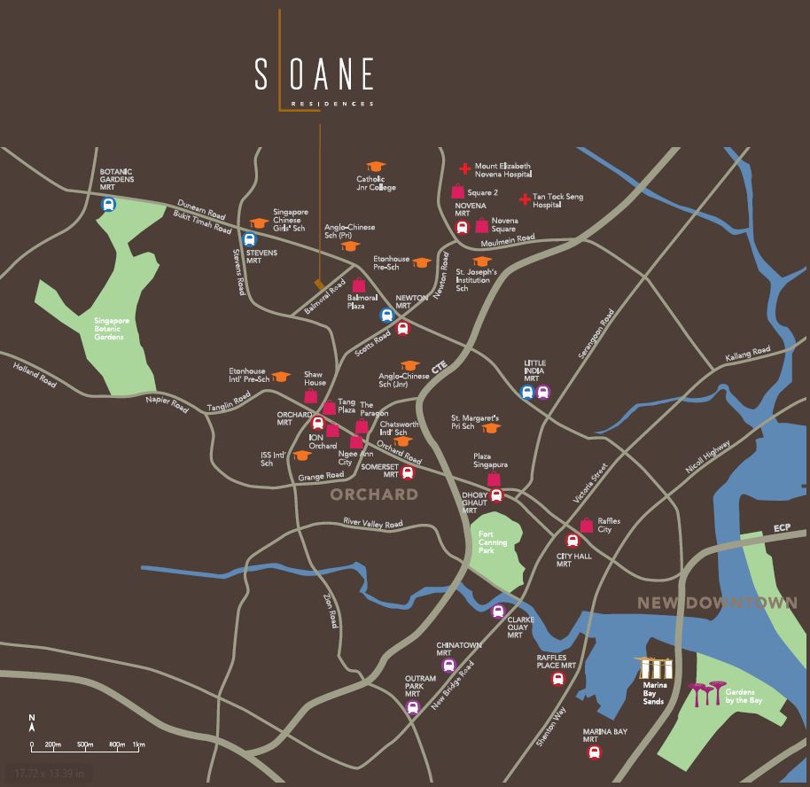 sloane residences location map