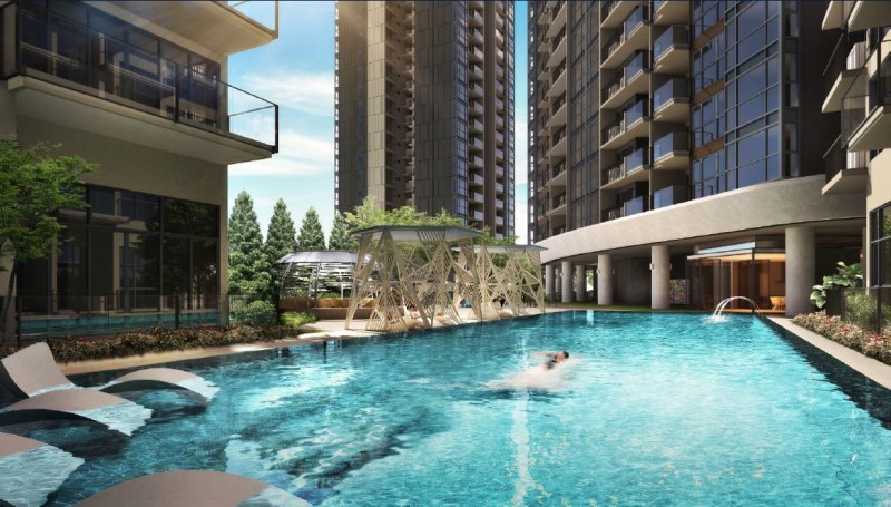 The Antares lap pool