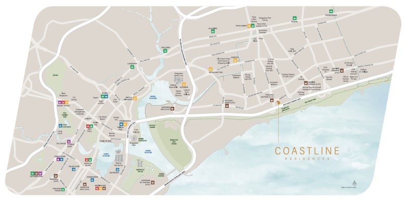 coastline residences location map